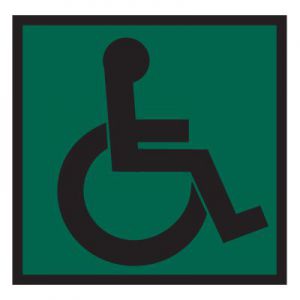 Табличка тактильная«Доступность для инвалидов всех категорий»